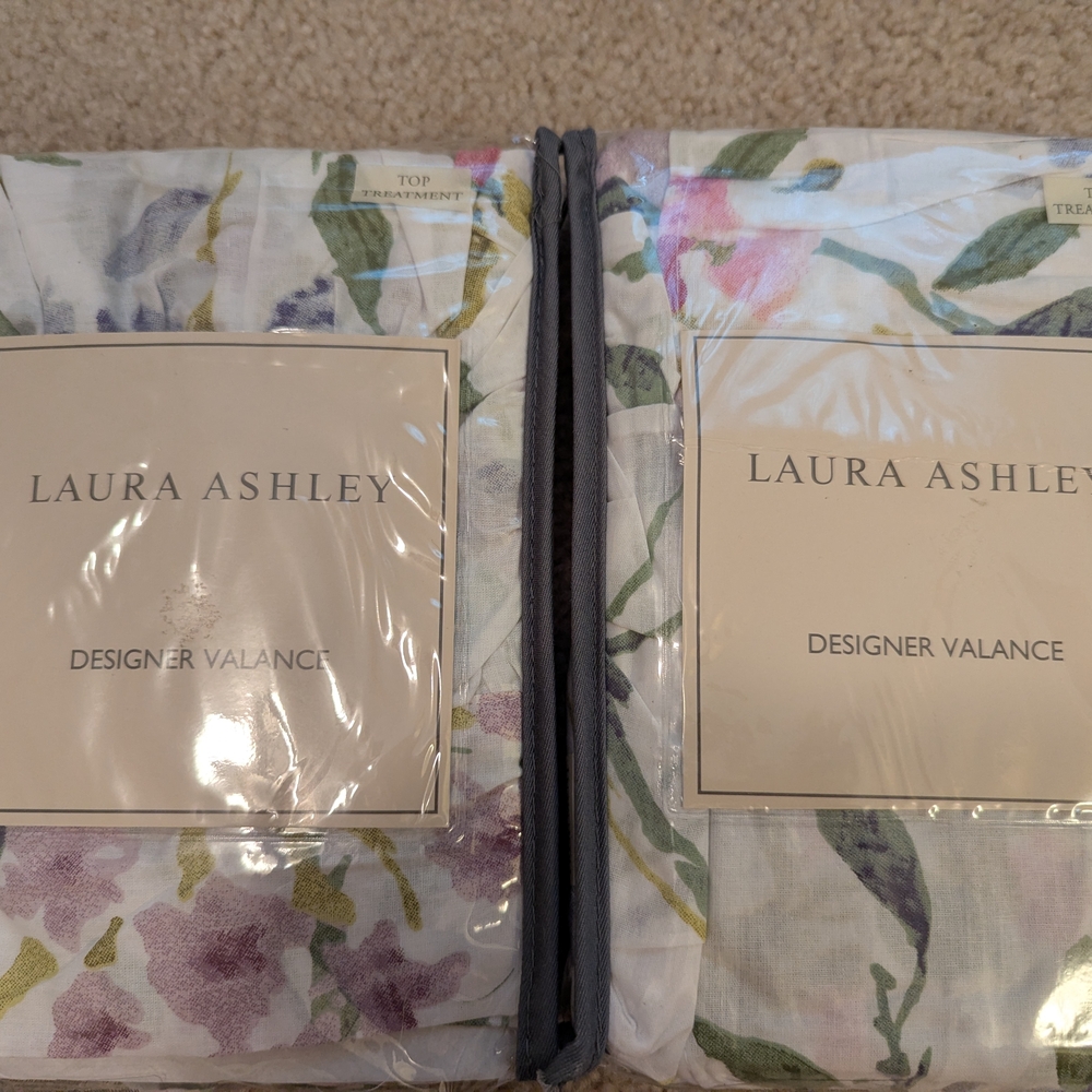 Laura Ashley Floral Designer Valance